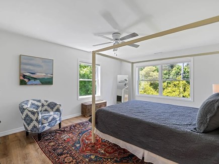 Oak Bluffs Martha's Vineyard vacation rental - Master bedroom with attached bathroom.