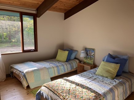 West Tisbury Martha's Vineyard vacation rental - BR #3 Guest Room w Twin Beds (convertible to King)