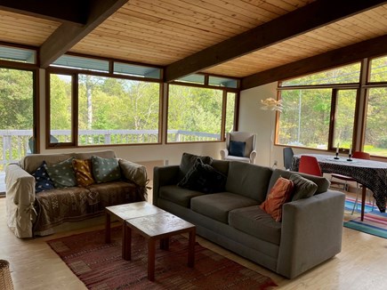 West Tisbury Martha's Vineyard vacation rental - Living Room/Dining Room