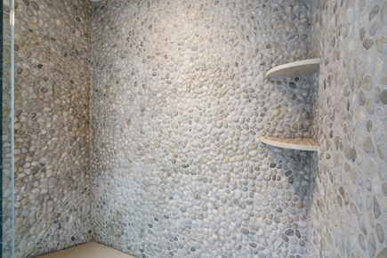 West Tisbury Martha's Vineyard vacation rental - River Stone shower