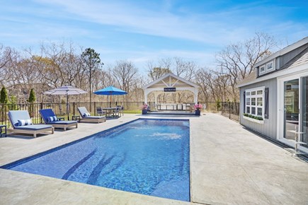 West Tisbury Martha's Vineyard vacation rental - Pool, outdoor kitchen, pool house