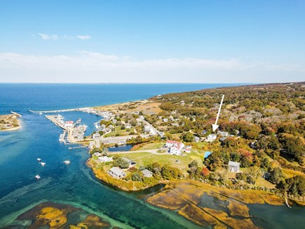 Chilmark Martha's Vineyard vacation rental - Aerial view showing of Menemsha showing cottage location