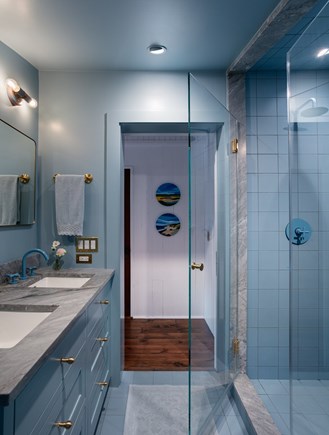 Chilmark Martha's Vineyard vacation rental - Shared upstairs bath with walk-in shower