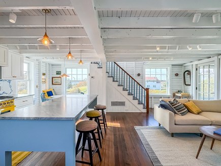 Chilmark Martha's Vineyard vacation rental - Main level interior with water views