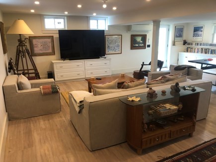 West Tisbury Martha's Vineyard vacation rental - Furnished Basement with foldout couch.