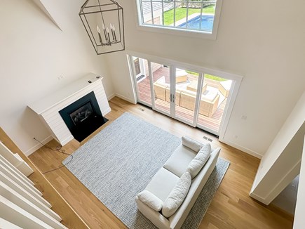 Edgartown Martha's Vineyard vacation rental - 2nd floor view of the living room (*Furnishings in progress)