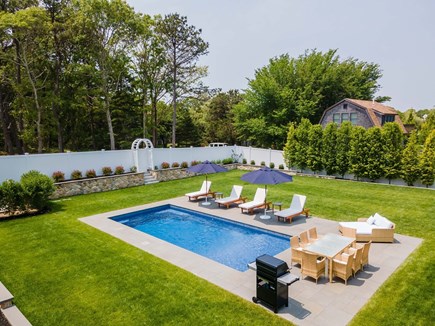 Edgartown Martha's Vineyard vacation rental - Heated pool with spacious patio for outdoor dining and lounging