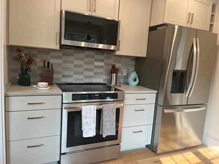 Oak Bluffs, Heritage Haven Martha's Vineyard vacation rental - Kitchen with oven, airfry/convection/microwave oven