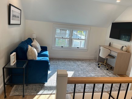 Oak Bluffs, Heritage Haven Martha's Vineyard vacation rental - 2nd floor open loft with desk and full-sized sleeper sofa