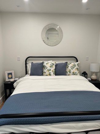 Oak Bluffs, Heritage Haven Martha's Vineyard vacation rental - Bedroom 1: First Floor with one Queen bed with ensuite