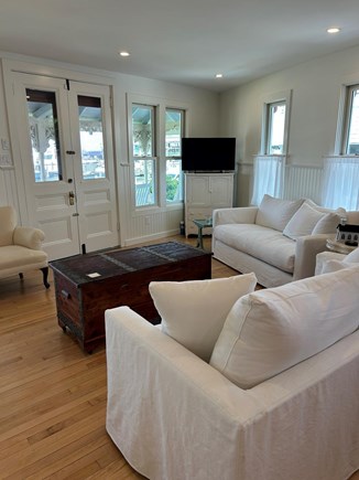 Oak Bluffs Martha's Vineyard vacation rental - Living Room/ View of Front Porch