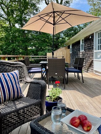 Vineyard Haven Martha's Vineyard vacation rental - Back deck – outdoor dining and relaxing