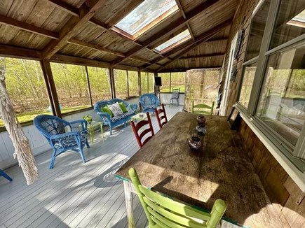 West Tisbury Martha's Vineyard vacation rental - Screened in porch for maxing and relaxing