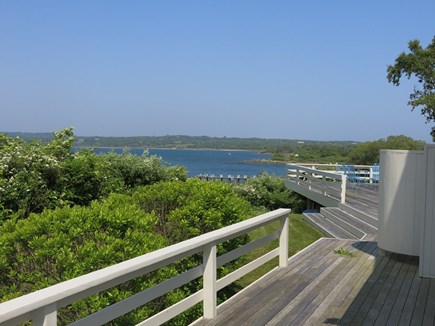 Chilmark Martha's Vineyard vacation rental - Spectacular views from expansive deck