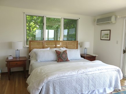 Chilmark Martha's Vineyard vacation rental - Sun filled bedroom with great water view