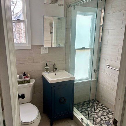 Oak Bluffs, In Town and Near Beach Martha's Vineyard vacation rental - Downstairs newly renovated bathroom
