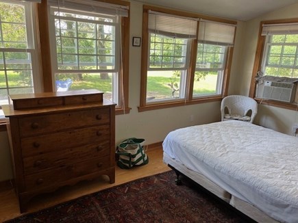Edgartown Martha's Vineyard vacation rental - Bedroom on first floor with full size bed - linens included