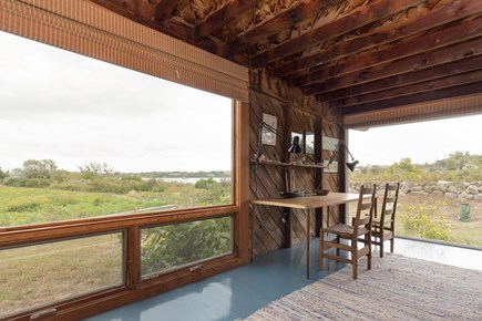 Chilmark Martha's Vineyard vacation rental - Offie bedroom view