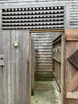 Oak Bluffs East Chop Martha's Vineyard vacation rental - OUTDOOR SHOWER