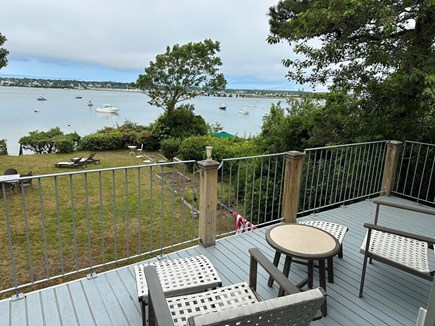 Oak Bluffs, Lagoon Pond Waterfront  Martha's Vineyard vacation rental - Second floor Balcony off of the Two Watervie Bedrooms