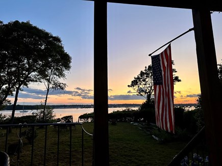 Oak Bluffs, Lagoon Pond Waterfront  Martha's Vineyard vacation rental - Another July 4 th Sunset