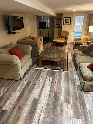 Vineyard Haven Martha's Vineyard vacation rental - Lower level suite living space. Pull out sofa bed (Queen)