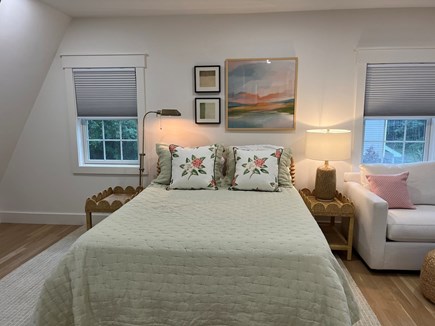 Oak Bluffs Martha's Vineyard vacation rental - En suite bedroom with couch and tv