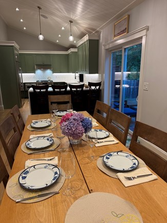 Edgartown Martha's Vineyard vacation rental - Dining view of kitchen