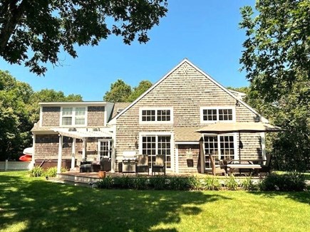 Edgartown Martha's Vineyard vacation rental - Back yard and deck