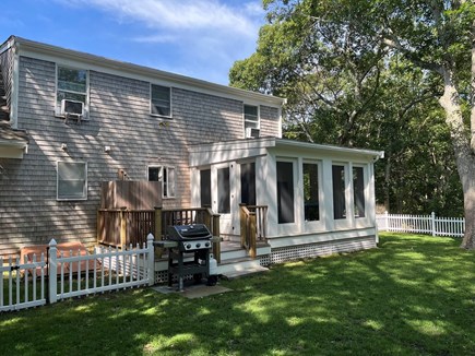 Oak Bluffs Martha's Vineyard vacation rental - Three season room, outdoor shower, back yard.