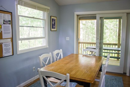 Vineyard Haven Martha's Vineyard vacation rental - Dining area open to living room and kitchen