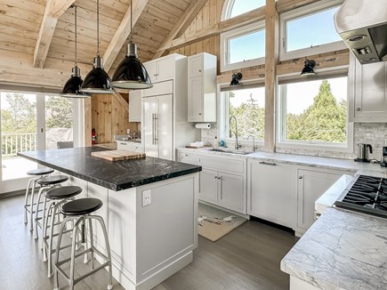 Katama-Edgartown Martha's Vineyard vacation rental - Chef's kitchen with countertop seating