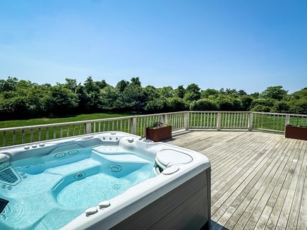 Katama-Edgartown Martha's Vineyard vacation rental - Deck with hot tub