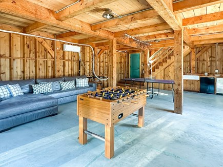 Katama-Edgartown Martha's Vineyard vacation rental - Game room in barn