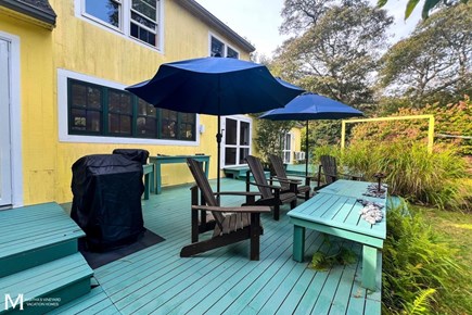 West Tisbury Martha's Vineyard vacation rental - Deck