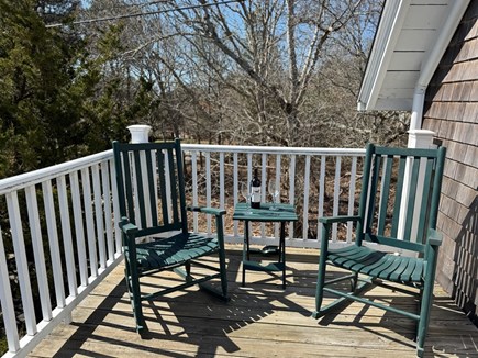 Oak Bluffs Martha's Vineyard vacation rental - Spacious upper deck to enjoy a glass of wine