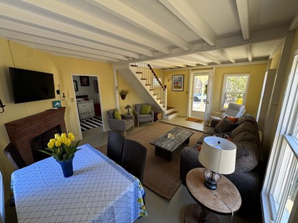Oak Bluffs Martha's Vineyard vacation rental - Bright, open living room with cozy seating and Vineyard charm