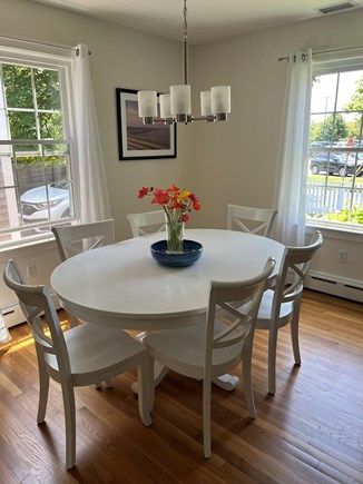 Edgartown Martha's Vineyard vacation rental - Dining area with seating for 6 and expand to 8.