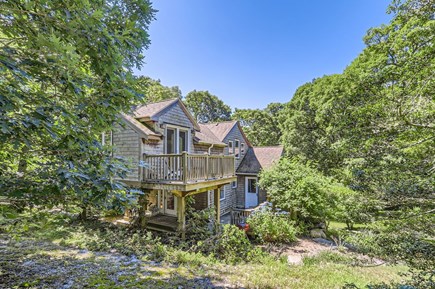 Chilmark Martha's Vineyard vacation rental - Side of house-master bedroom private deck
