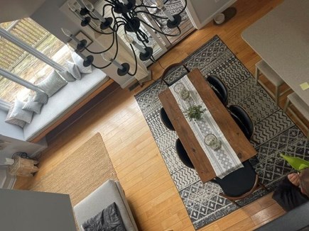 Chilmark Martha's Vineyard vacation rental - Looking down over dining area