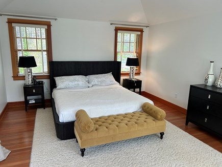 Oak Bluffs Martha's Vineyard vacation rental - Master bedroom featuring a king size bed, perfect for sleeping in