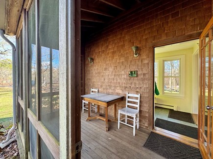 Chilmark Martha's Vineyard vacation rental - Front porch for morning coffee or a quiet aside