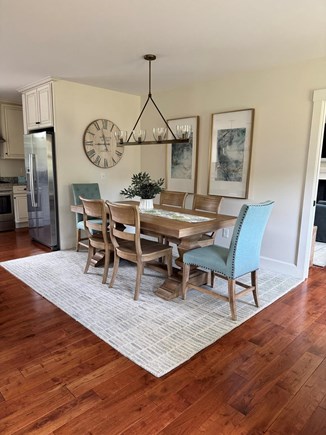 Edgartown  Martha's Vineyard vacation rental - Dining area with seating for eight, beside the kitchen.