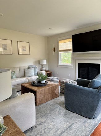 Edgartown  Martha's Vineyard vacation rental - Relaxed coastal living room designed for gathering.