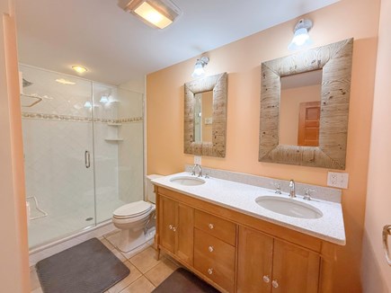 West Tisbury Martha's Vineyard vacation rental - Hall Bath with Shower Stall, Lower Level