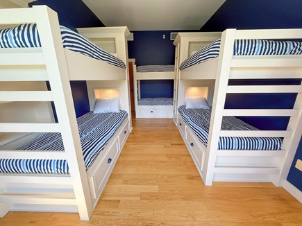 West Tisbury Martha's Vineyard vacation rental - BR7 (3) Sets of Twin XL Bunk Beds, Lower Level