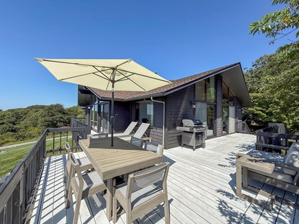 Chilmark Martha's Vineyard vacation rental - Back Deck