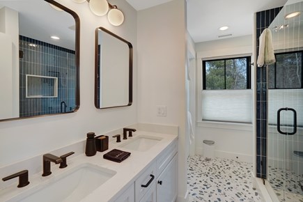 Edgartown Martha's Vineyard vacation rental - BR1 King En Suite with Shower Stall, First Floor