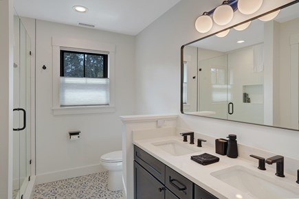 Edgartown Martha's Vineyard vacation rental - Hall Bath with Shower, Second Floor