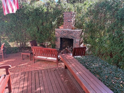 Oak Bluffs Martha's Vineyard vacation rental - Outside fireplace area